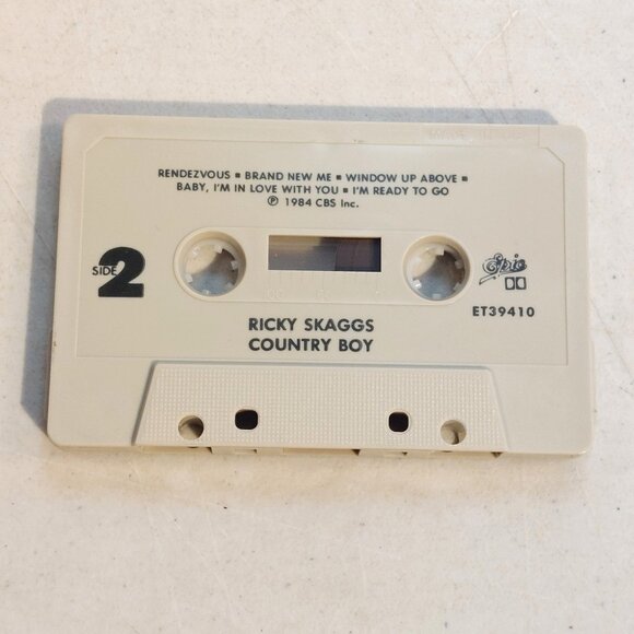 Ricky Skaggs ~ Country Boy (cassette, 1984) tested and works - Picture 3 of 3